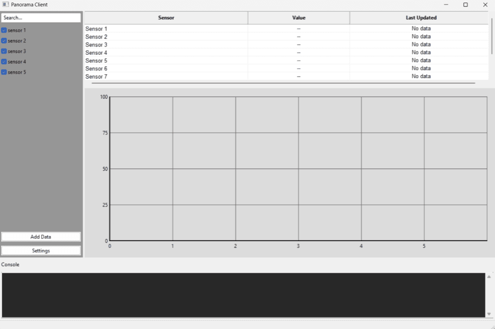 Real Time Robotics Dashboard - Screenshot 1